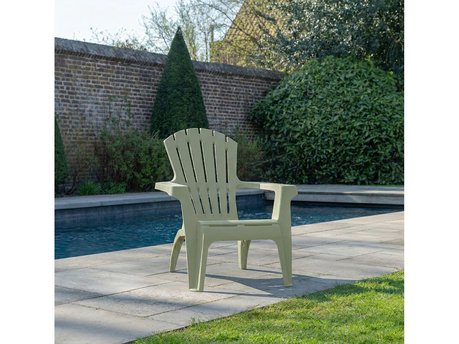 Lot de 4 Fauteuils adirondack Vert