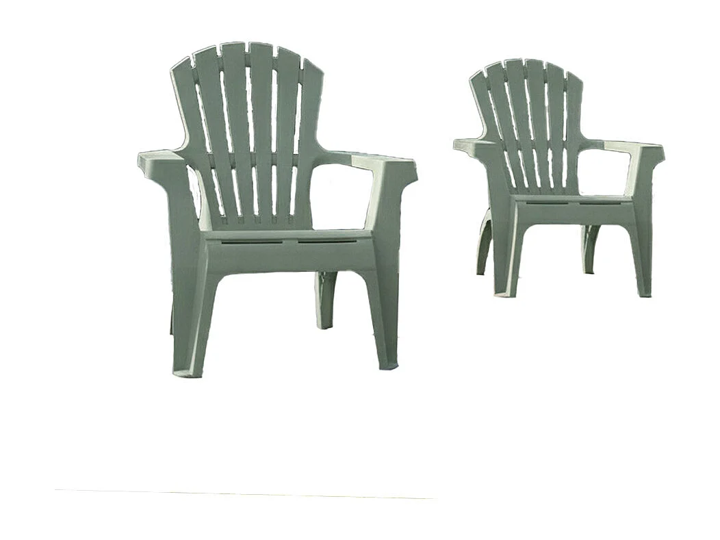 Lot de 2 Fauteuils adirondack Vert