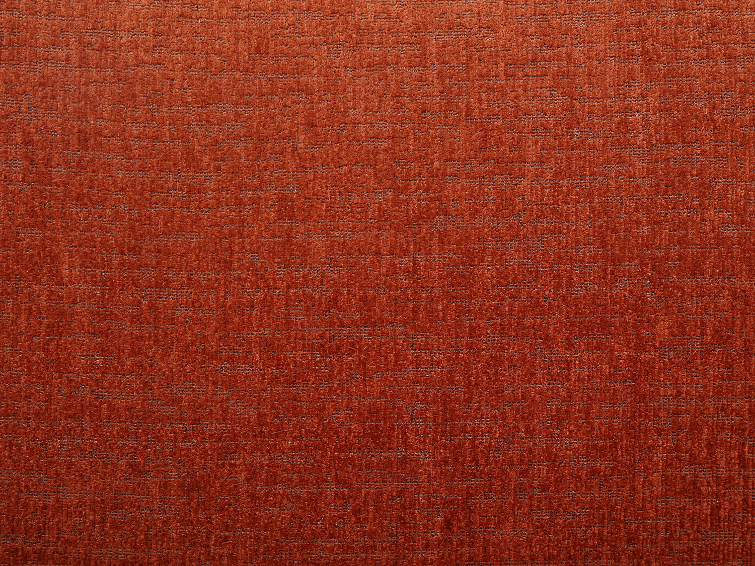 Canapé d'angle gauche convertible en tissu chenille terracotta FARNETA