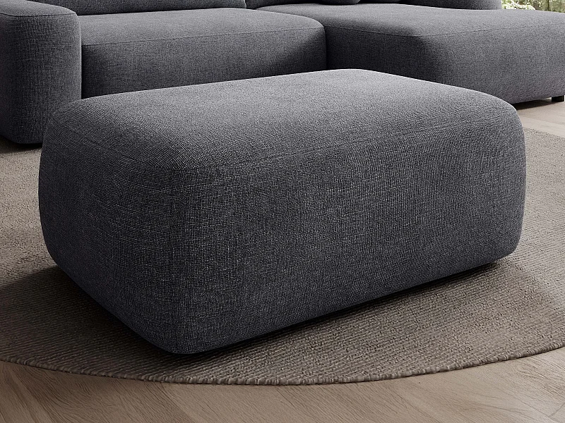 Hocker - Strukturstoff - Anthrazitgrau - DAVISO