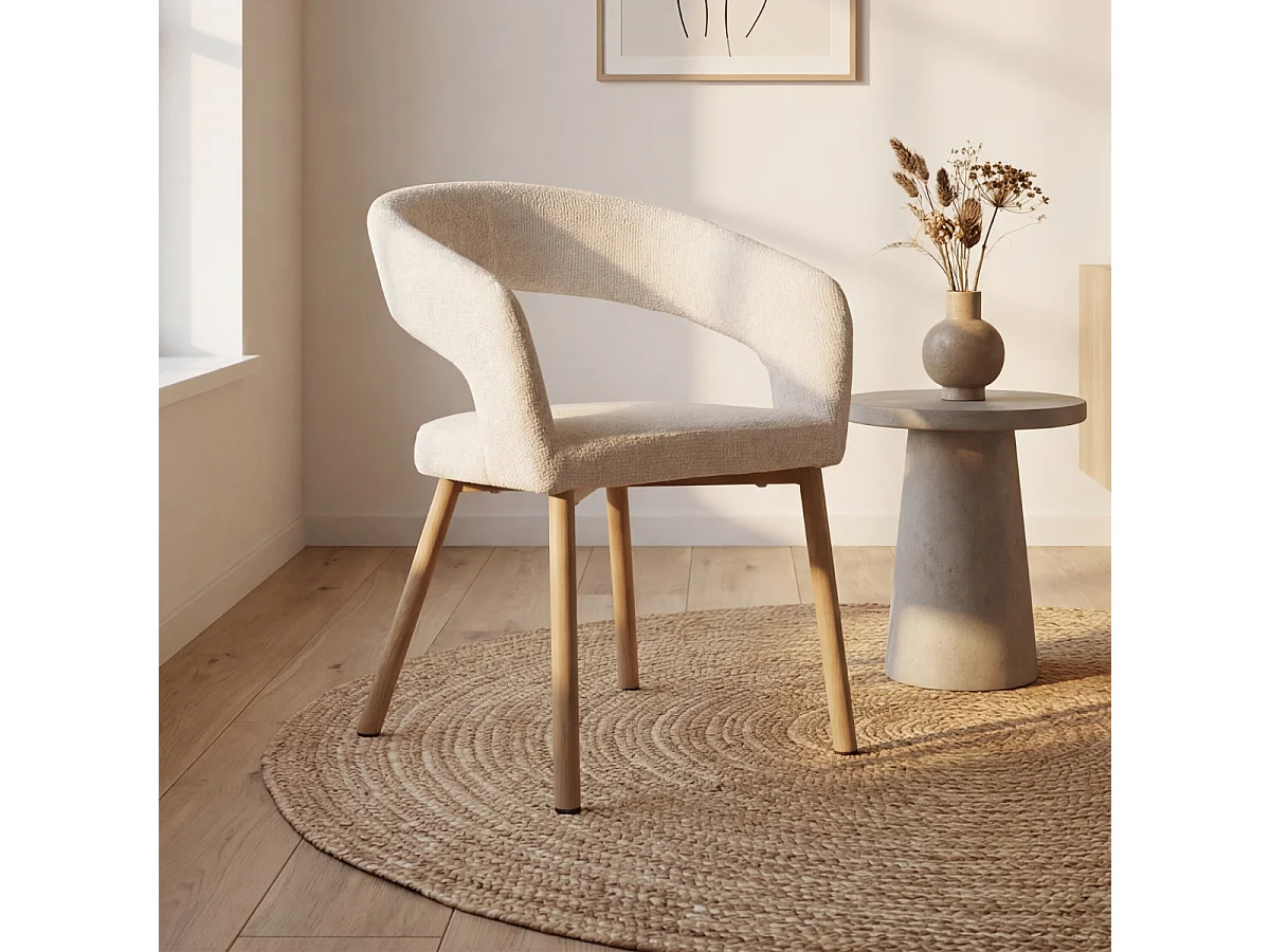 2er Set Stoffstühle H60 cm - FREJA