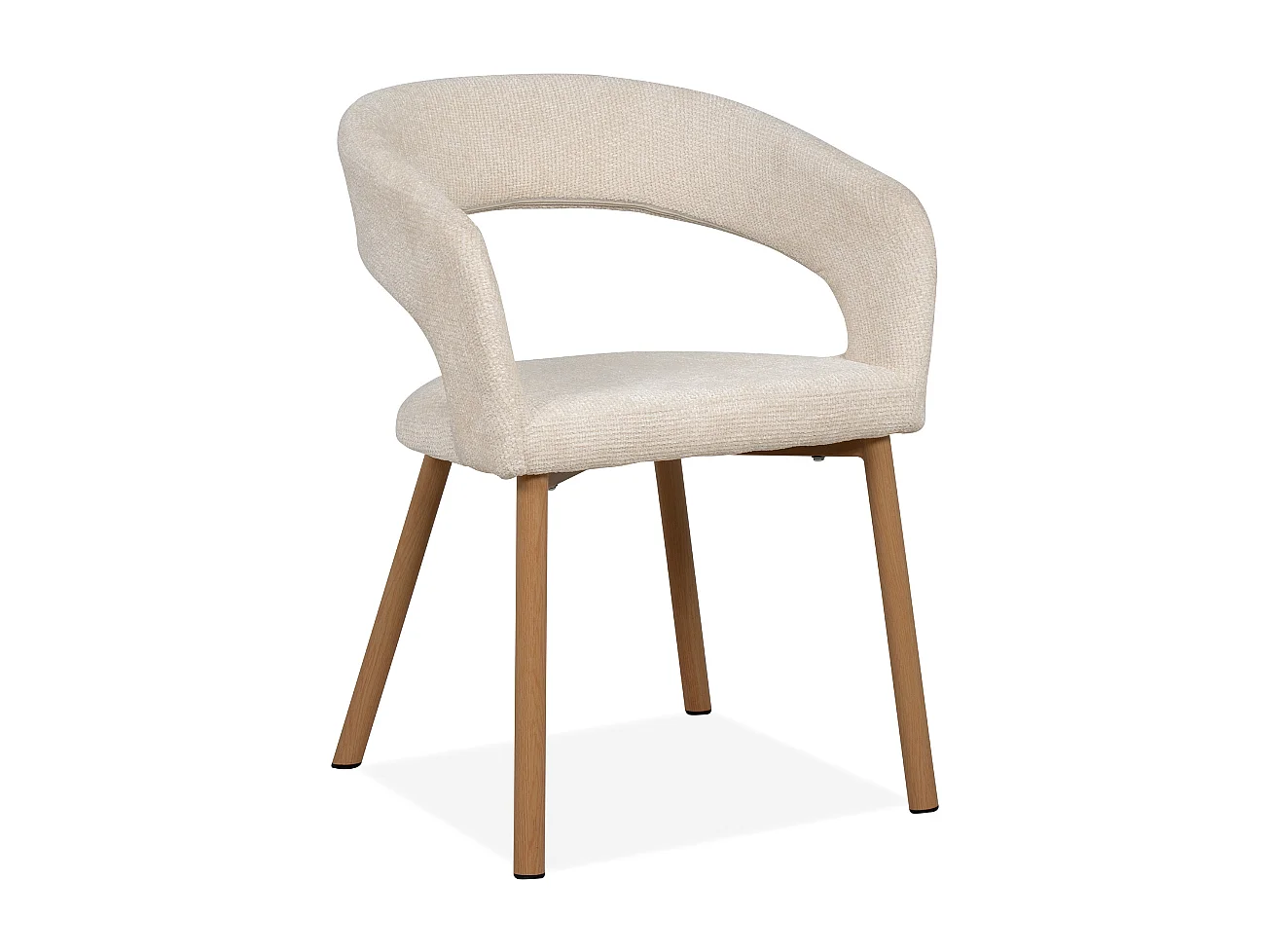 Lot de 2 chaises en tissu H60 cm - FREJA