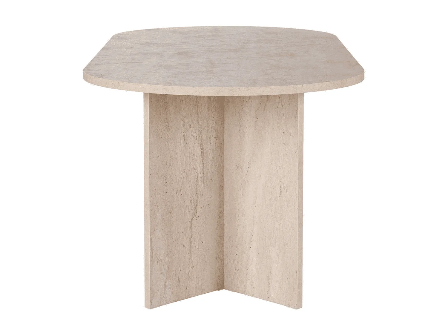Table de salle à manger avec plateau ovale L200 cm - CHARLIE