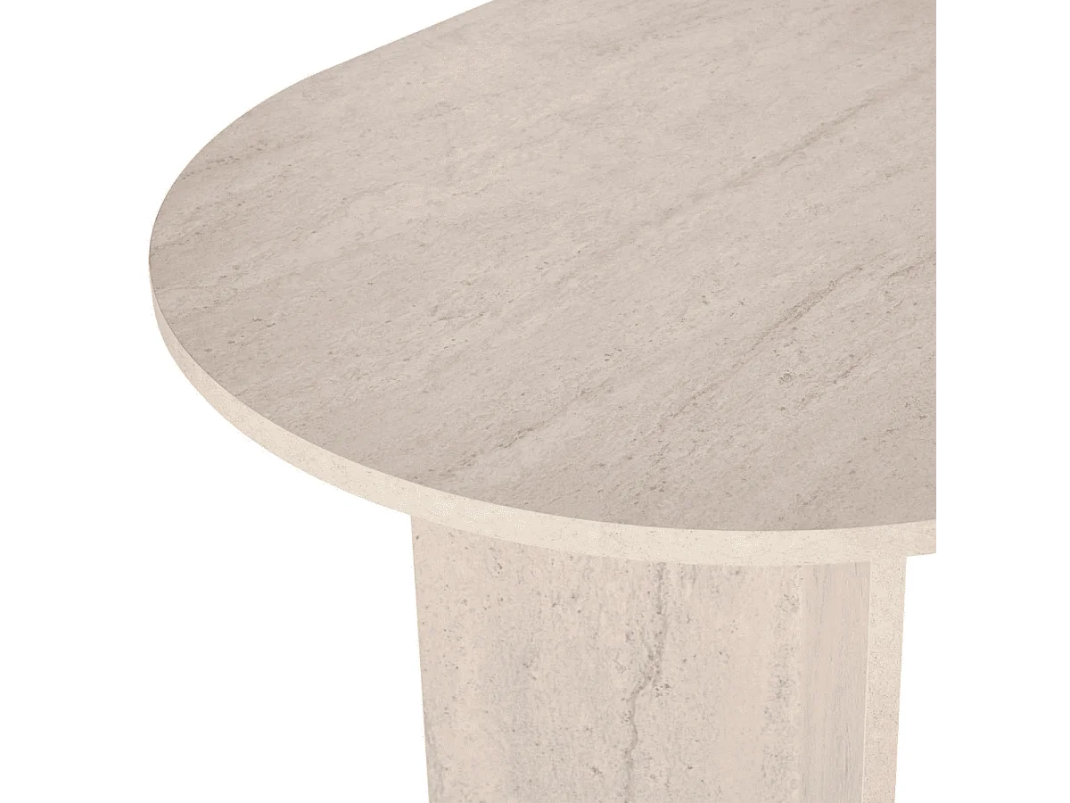 Eettafel met ovale blad L200 cm - CHARLIE