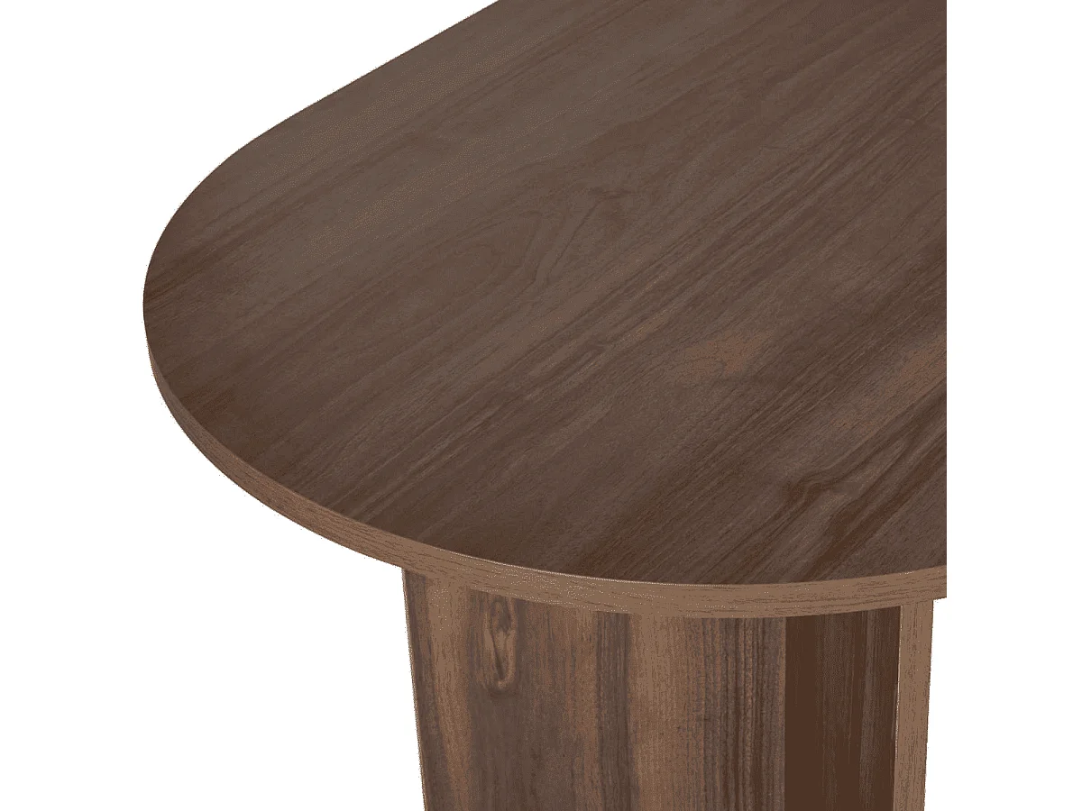 Eettafel met ovale blad L200 cm - CHARLIE