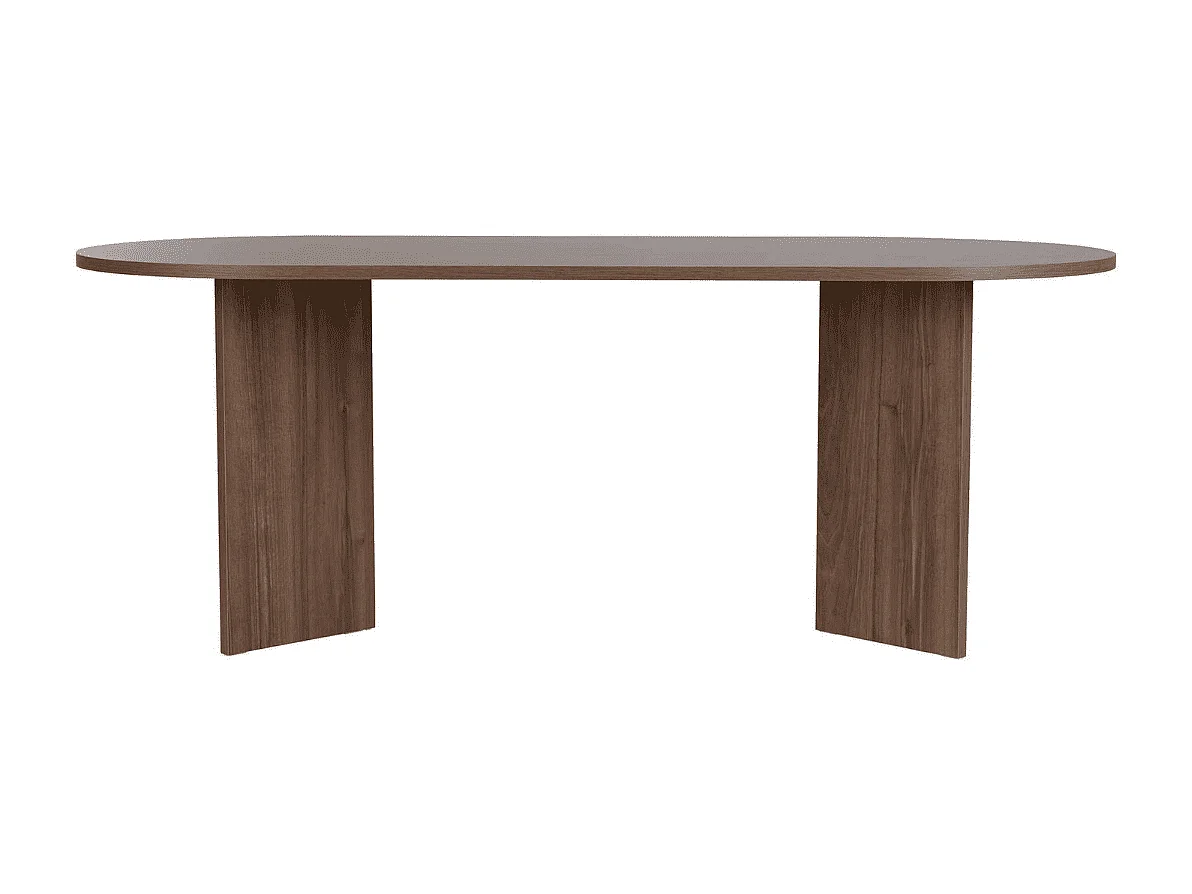 Table de salle à manger avec plateau ovale L200 cm - CHARLIE