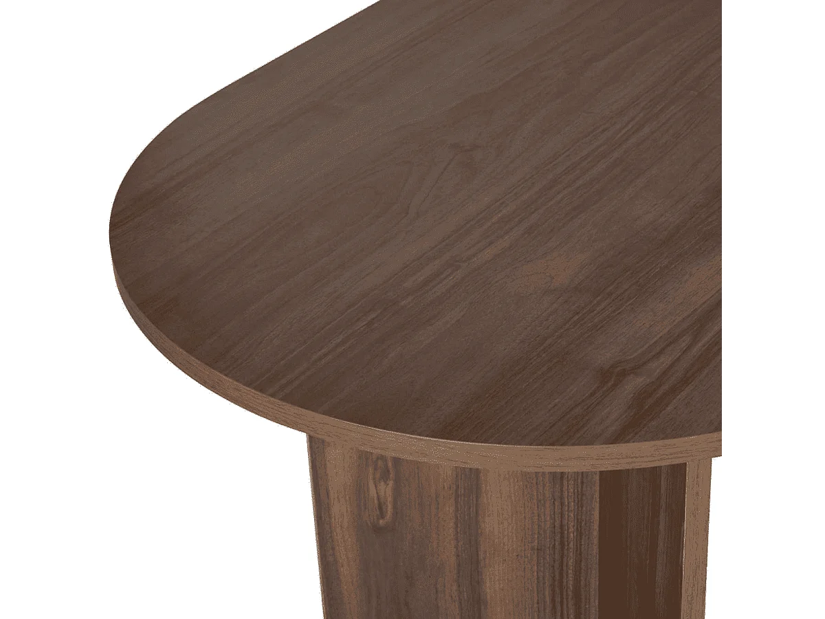 Table de salle à manger avec plateau ovale L200 cm - CHARLIE