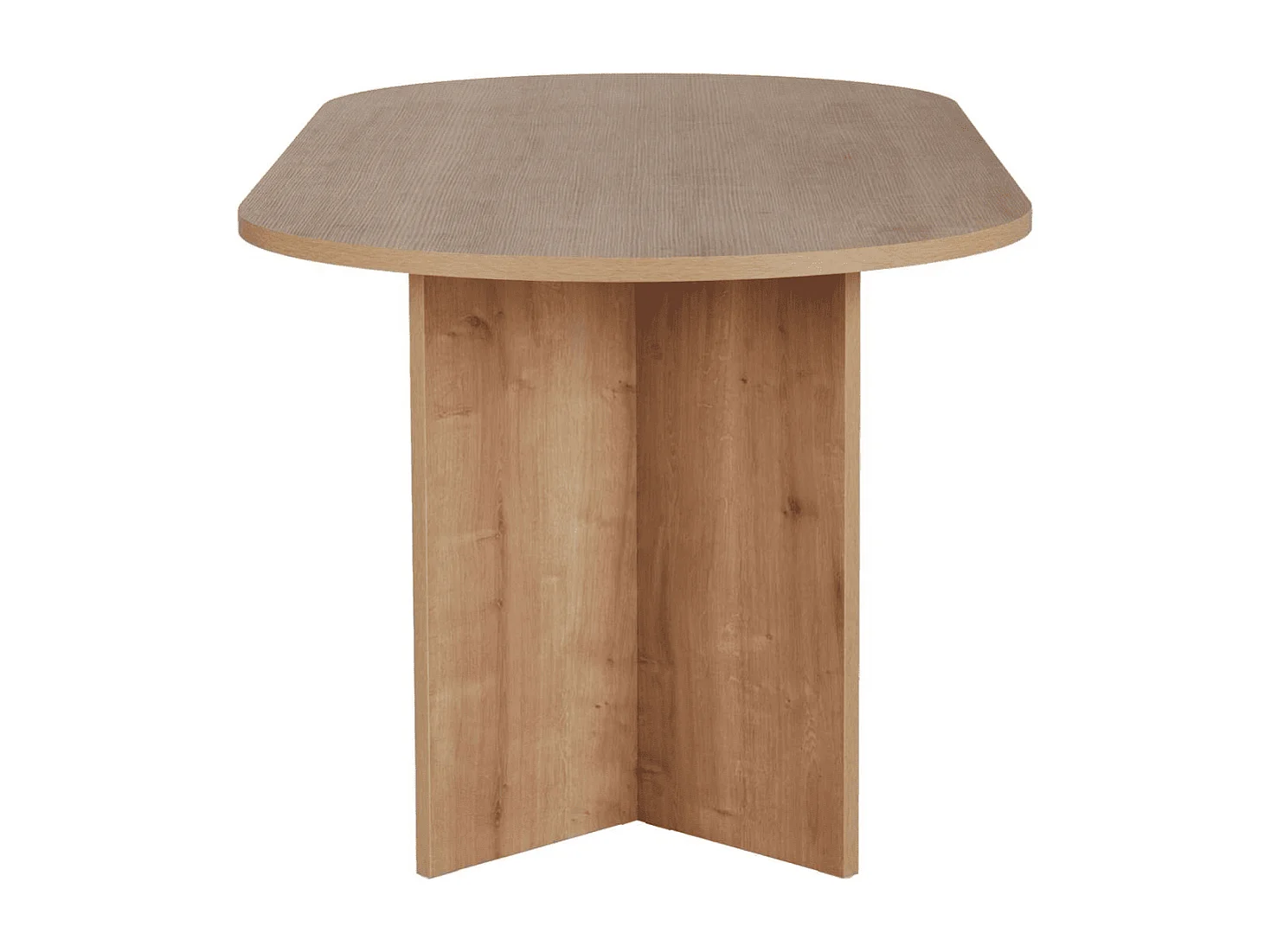 Table de salle à manger avec plateau ovale L200 cm - CHARLIE