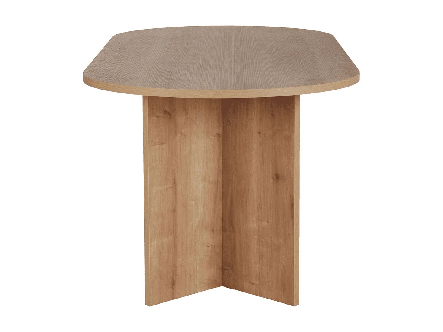 Eettafel met ovale blad L200 cm - CHARLIE