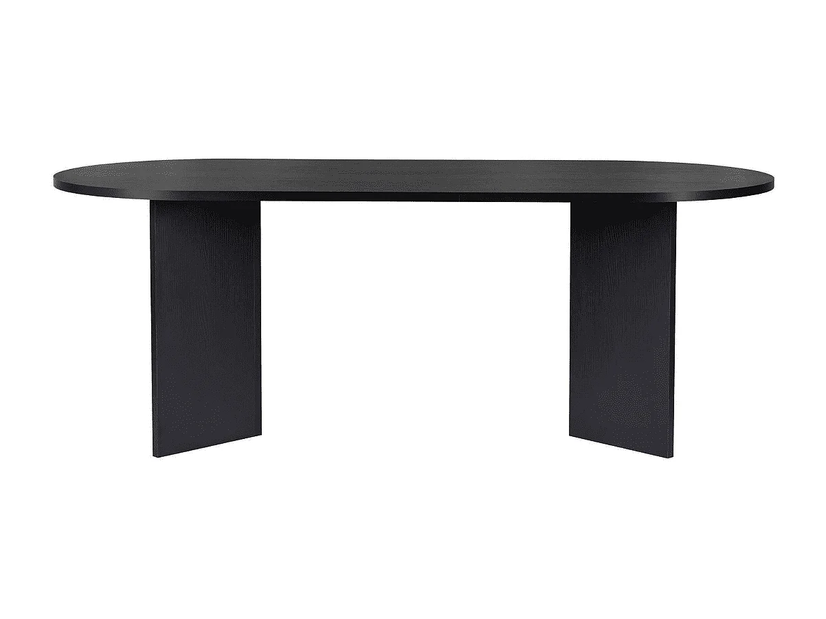 Table de salle à manger avec plateau ovale L200 cm - CHARLIE