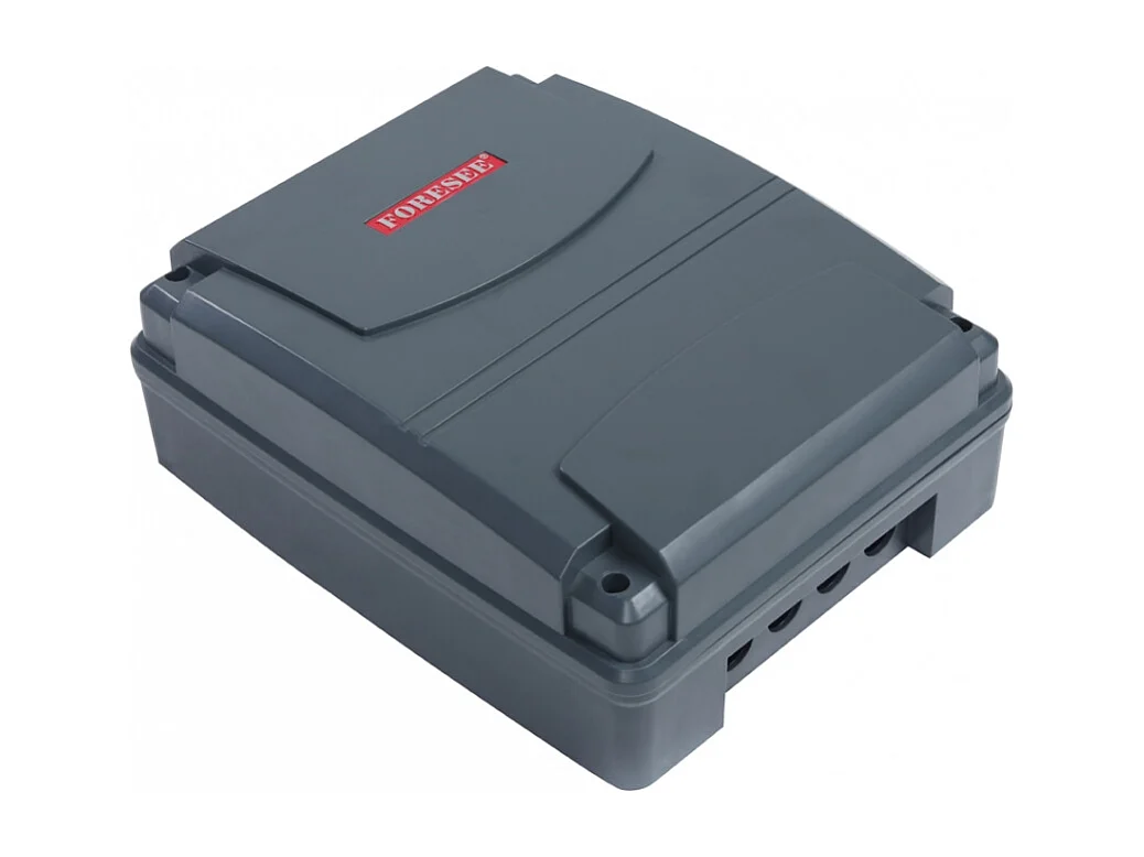 Portail électrique battant aluminium ajouré L305 x H183 cm blanc - PRIMO