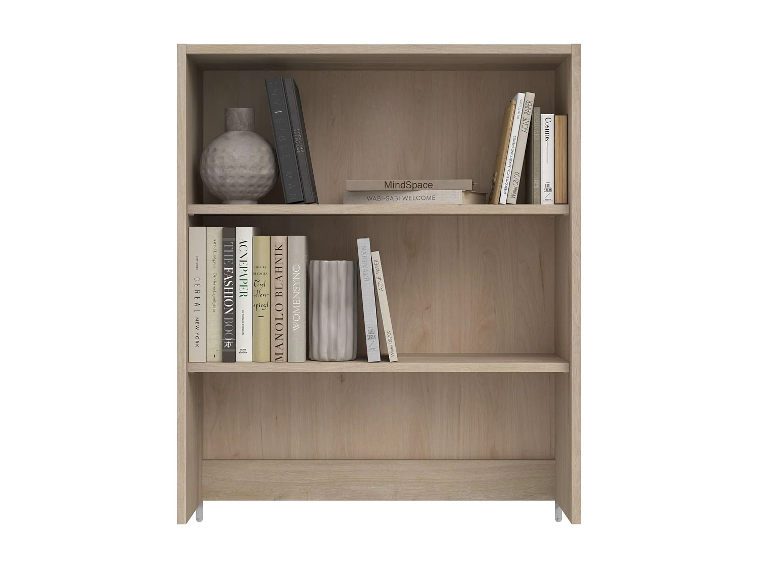 Extensão superior para guarda-roupa Veltis com 2 prateleiras de melamina, 96x79x28 cm