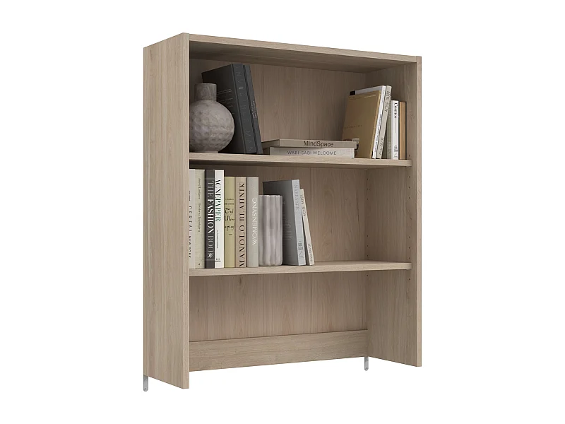 Extensión de armario superior Veltis 2 estantes en melamina 96x79x28 cm