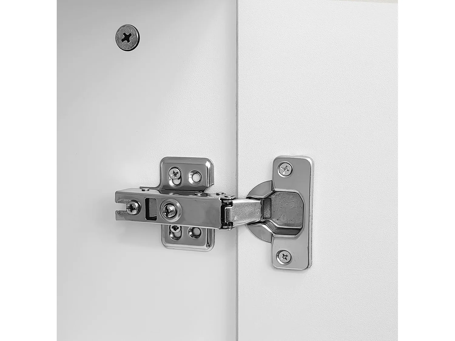 Buffet à 4 portes avec portes en forme de larme -Blanc