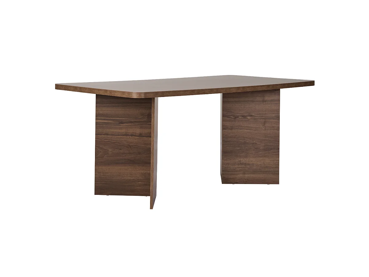 Table à manger avec plateau rectangulaire et 2 pieds L180 cm - LOFT