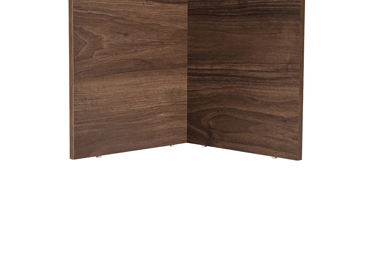 Table à manger avec plateau rectangulaire et 2 pieds L180 cm - LOFT