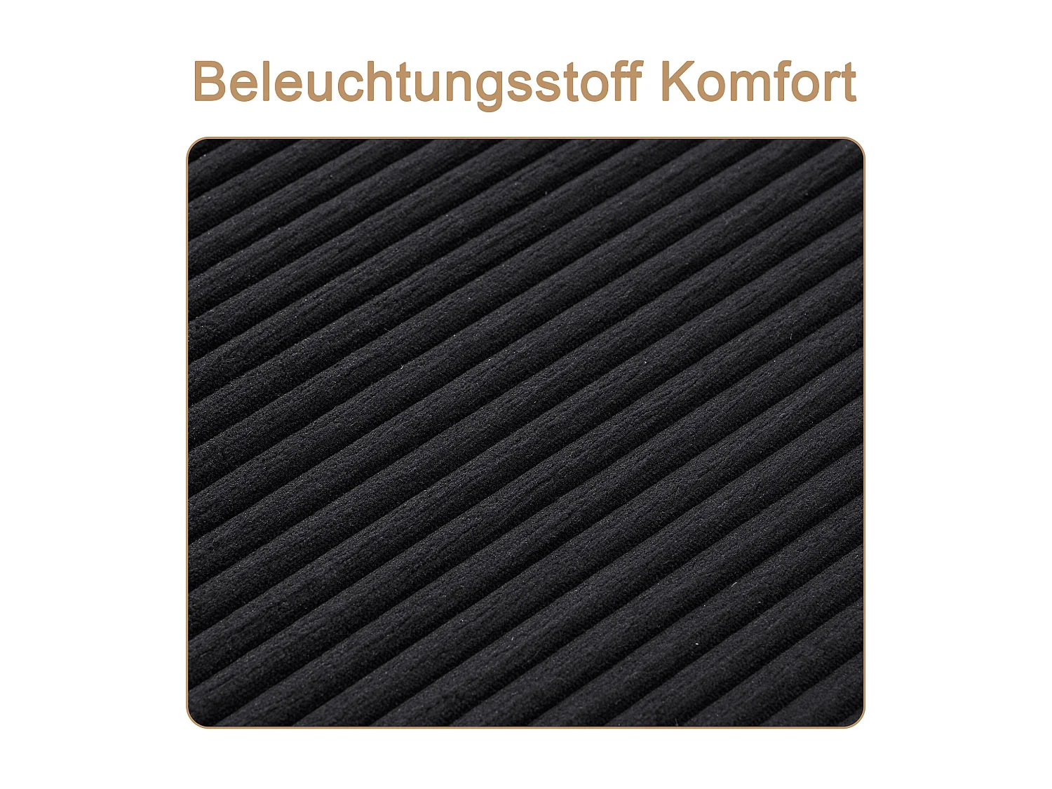 Canapé inclinable 1 place - Fauteuil lounge en velours côtelé - Sans montage - Noir