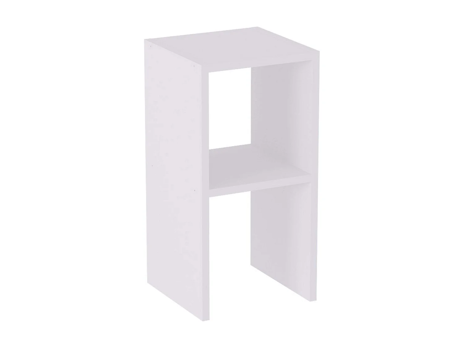 Mesita auxiliar Fesa salón o dormitorio 1 estante blanco 60x30x30 cm