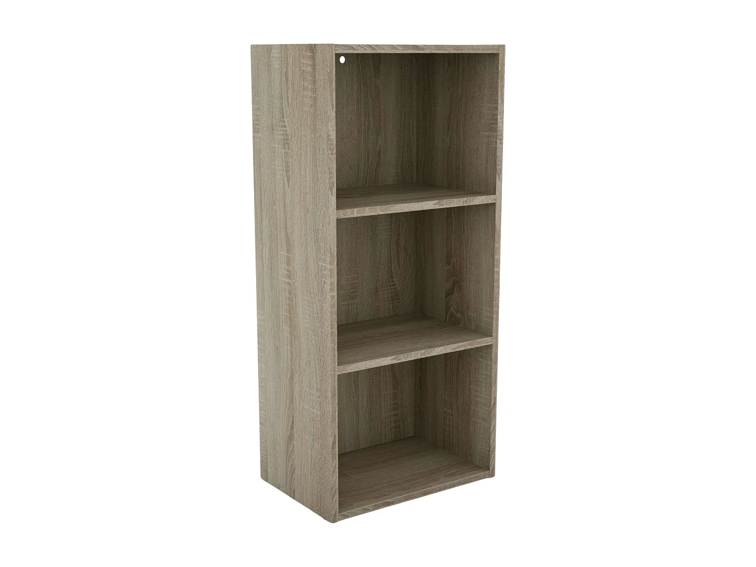 Aparador Plea 2 armarios 3 puertas roble sonoma y madera claro 92x155x29 cm