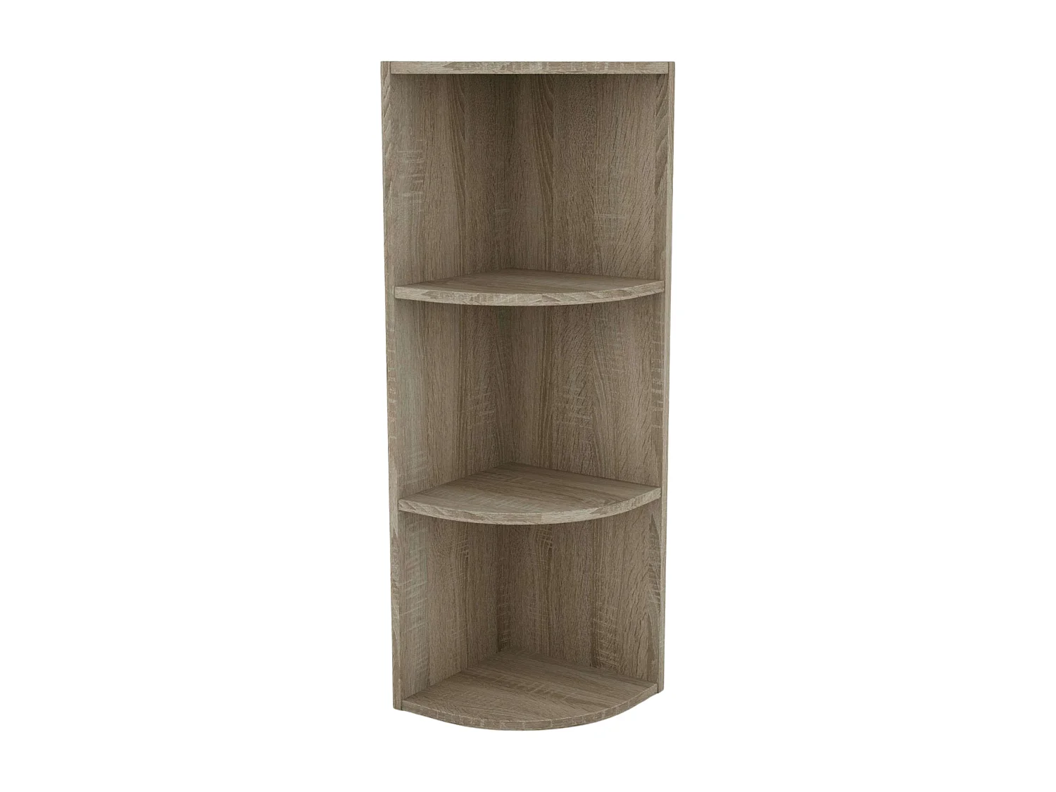 Aparador Plea 2 armarios 3 puertas roble sonoma y madera claro 92x155x29 cm