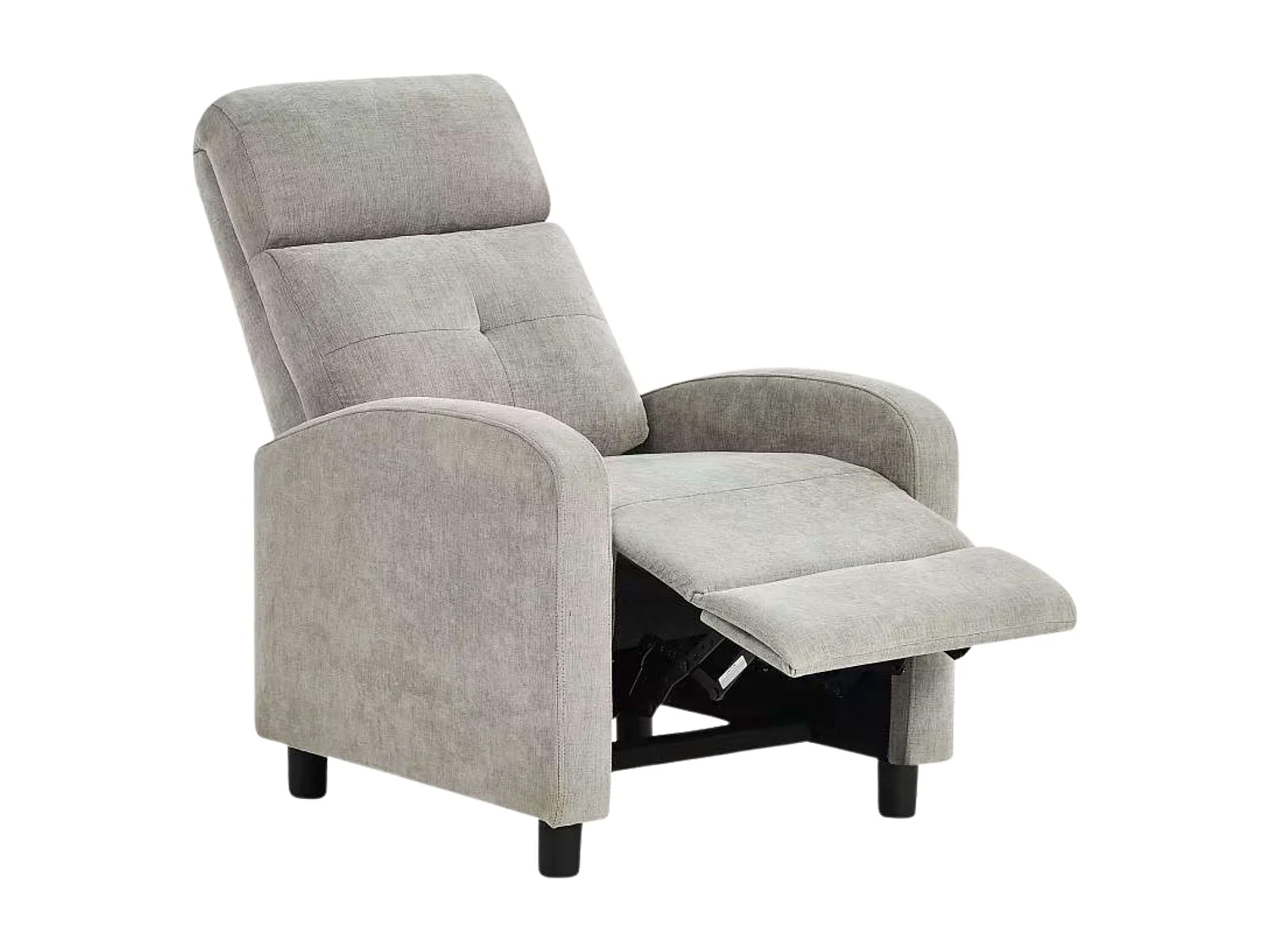 Sillón relax reclinable Denmark gris claro salón 67x98x87 cm