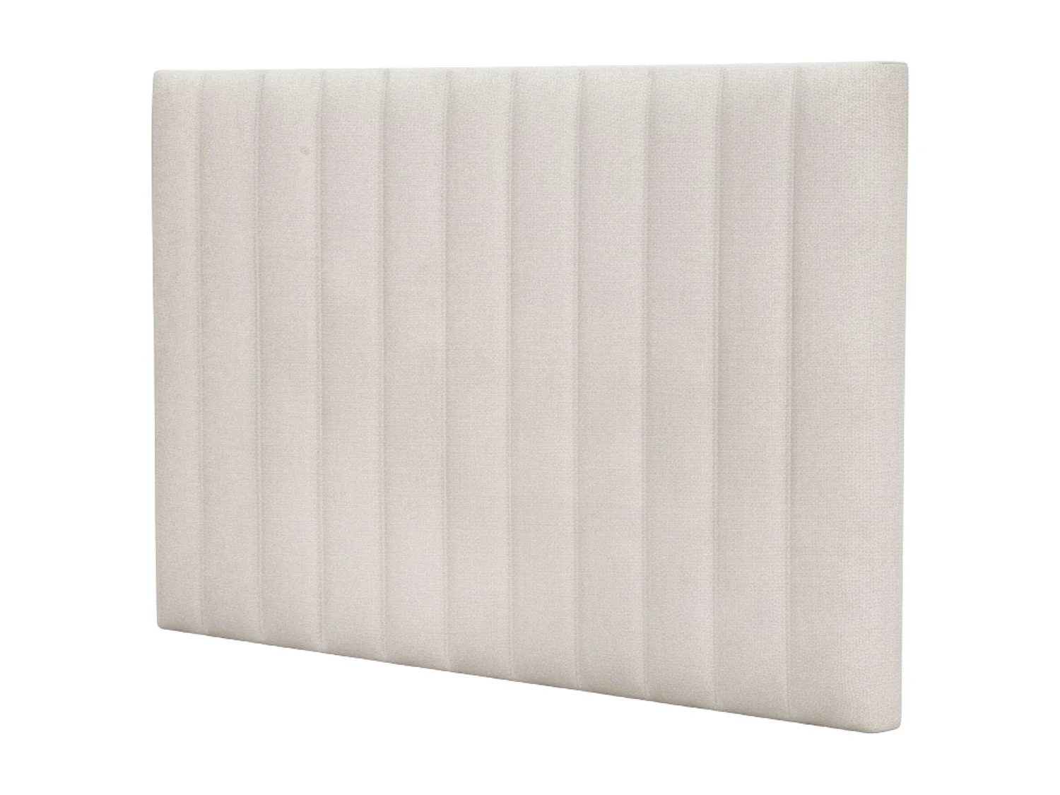 Cabecero Bursa tapizado beige 165x120x8 cm poliéster no desenfundable