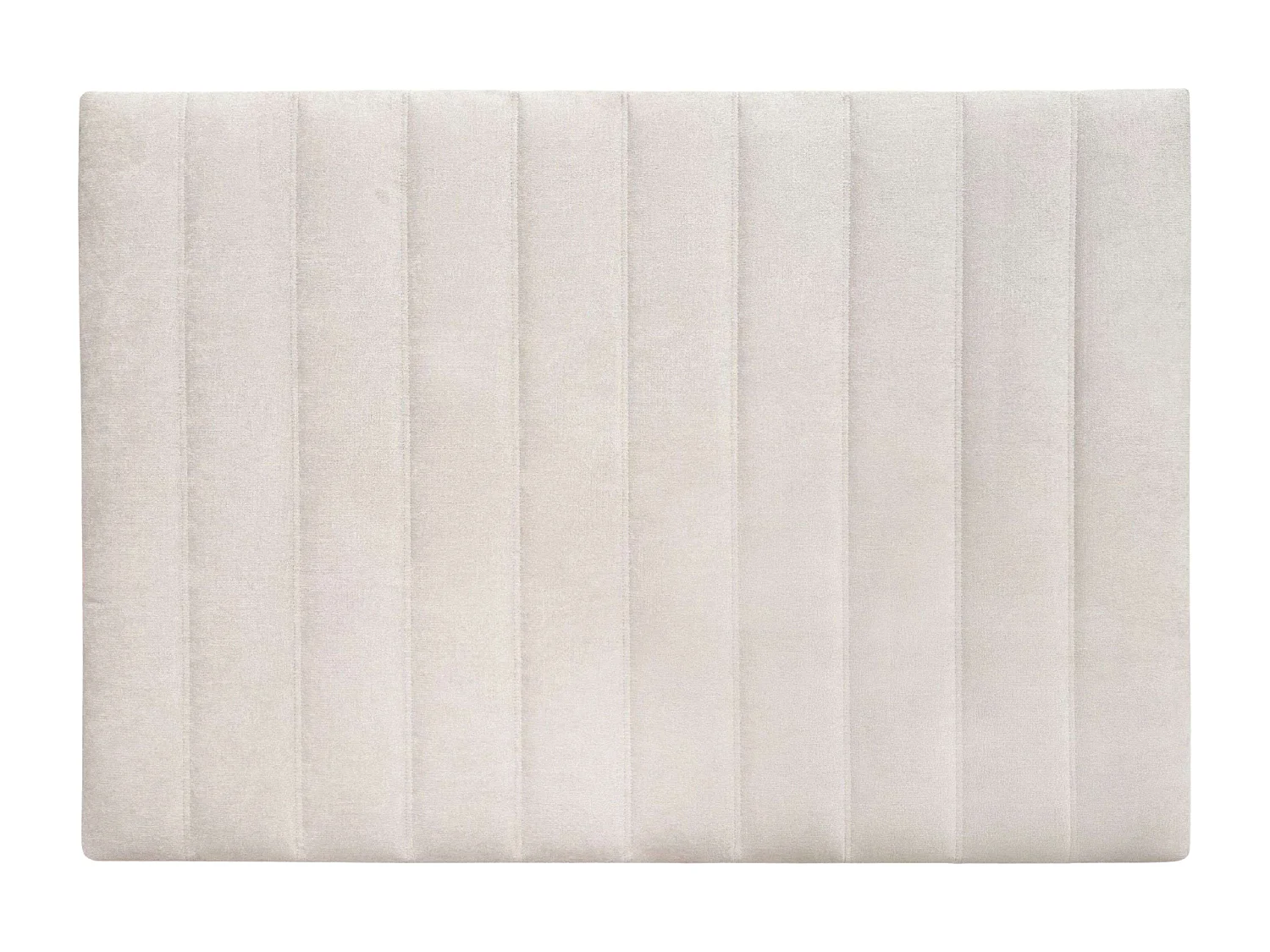 Cabecero Bursa tapizado beige 165x120x8 cm poliéster no desenfundable