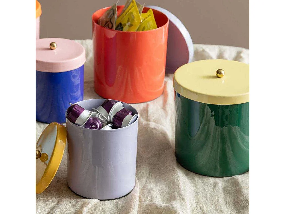 Boîte en métal Double Funky Retro