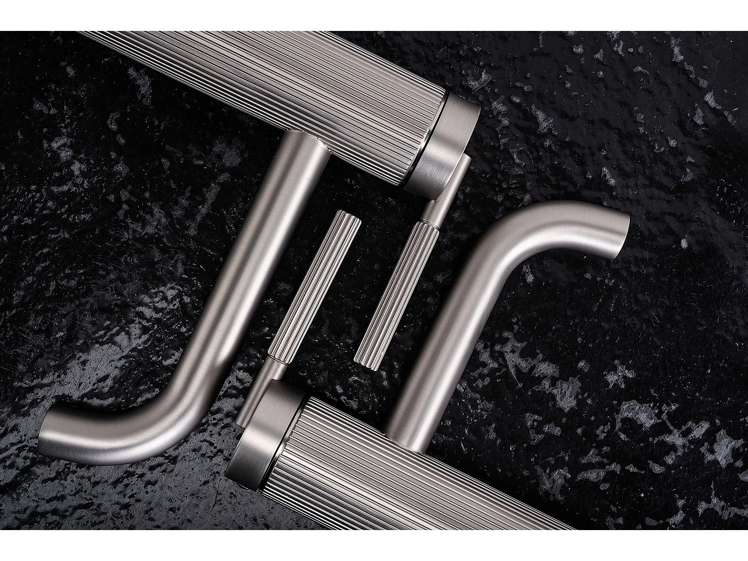 Robinet De Lavabo Encastré Rea Argon Low Brushed Nickel