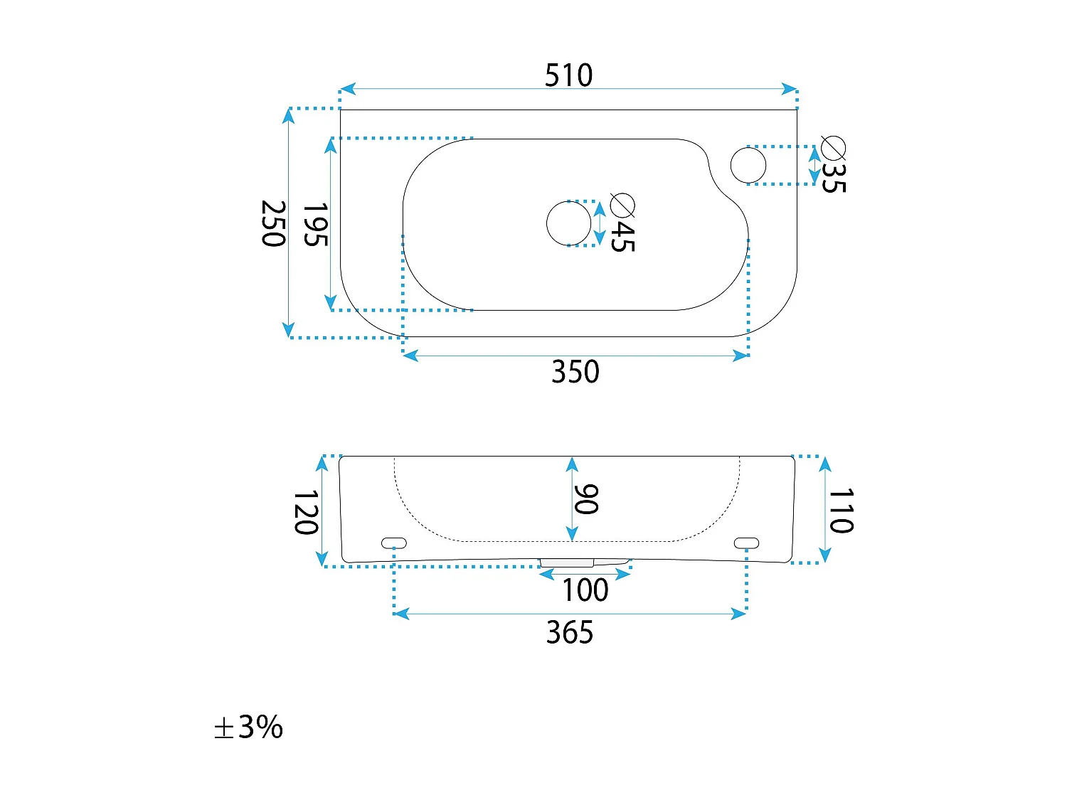 Lavabo À Poser Rea Odetta White