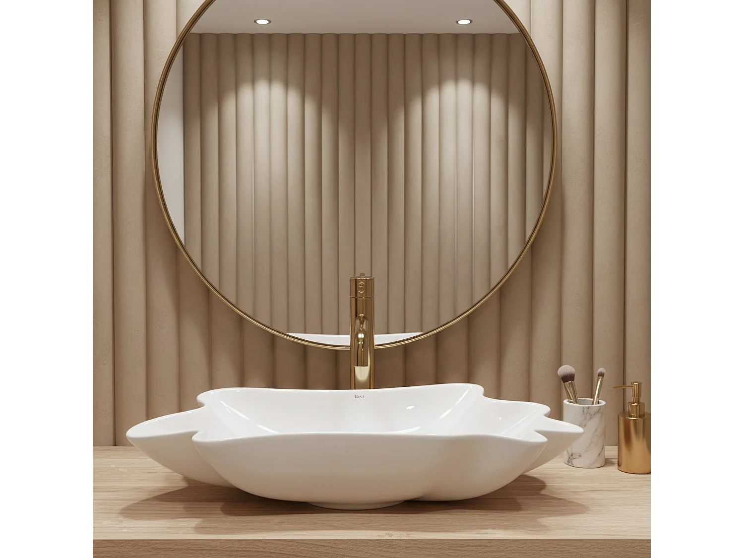 Aufsatzwaschbecken Rea Infinity White