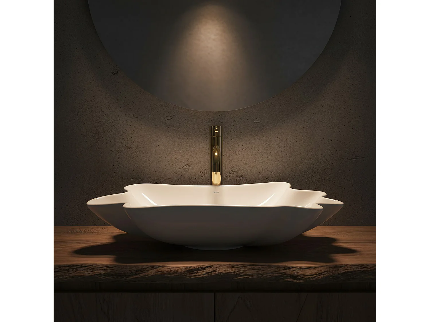 Aufsatzwaschbecken Rea Infinity White