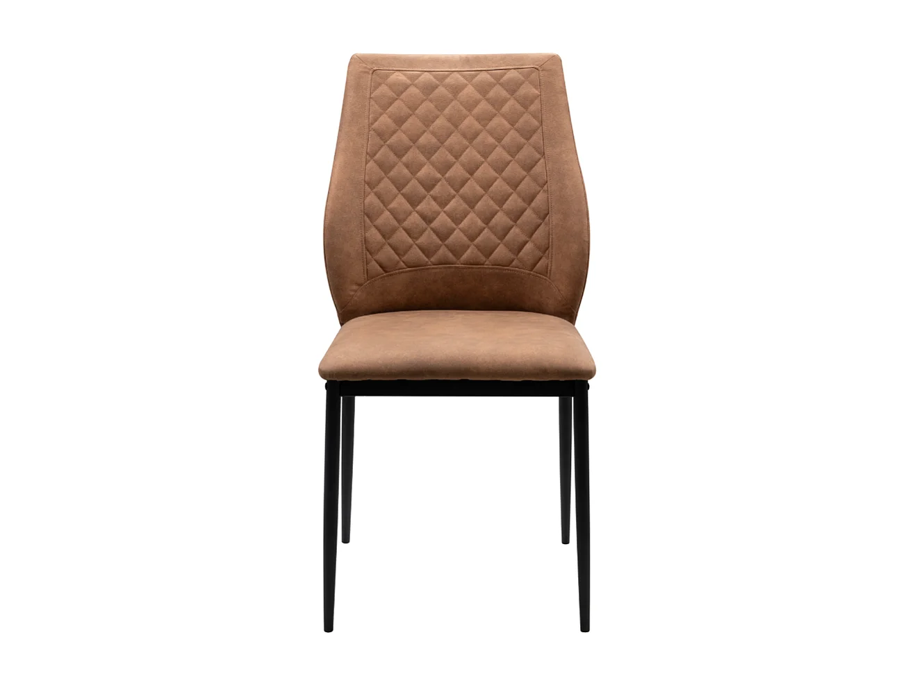 Lot de 4 chaises en tissu avec structure en métal H90 cm - SAELA