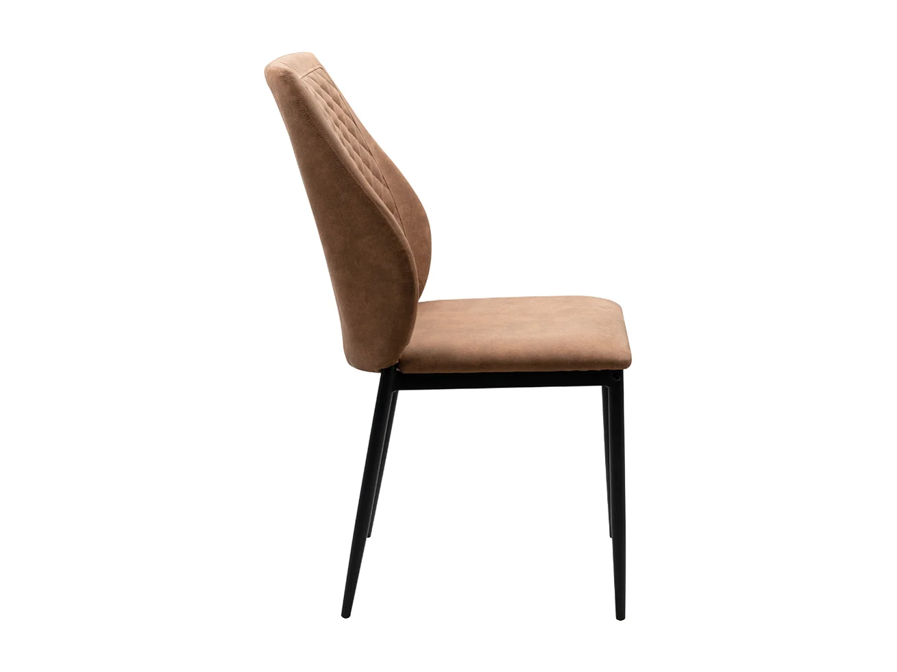 Lot de 4 chaises en tissu avec structure en métal H90 cm - SAELA