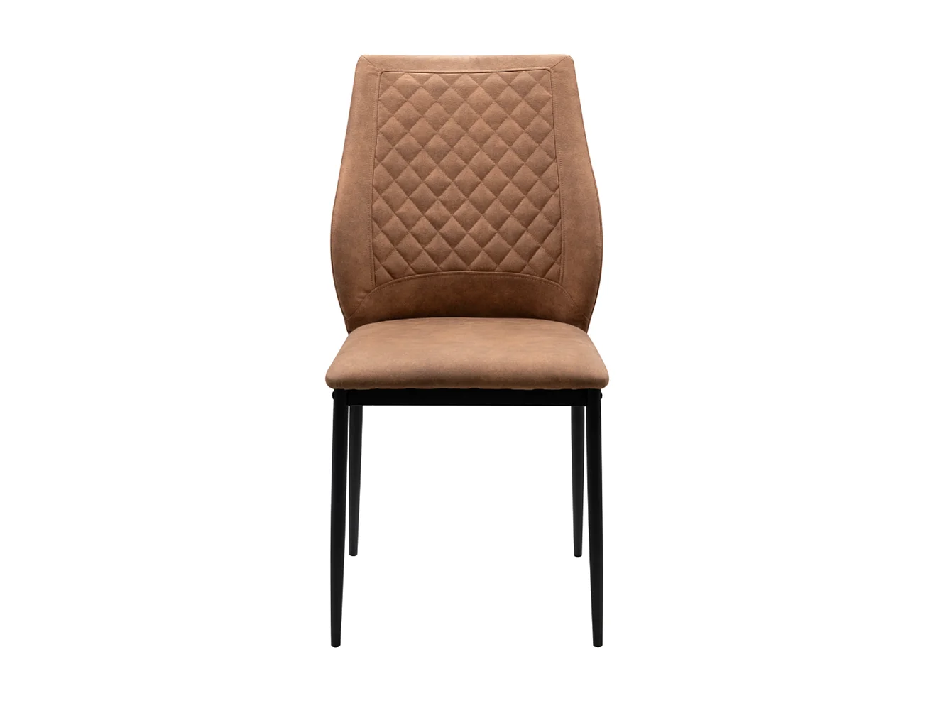 Lot de 4 chaises en tissu avec structure en métal H90 cm - SAELA