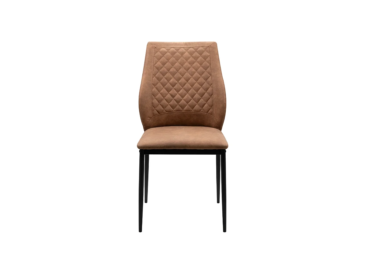 Lot de 4 chaises en tissu avec structure en métal H90 cm - SAELA