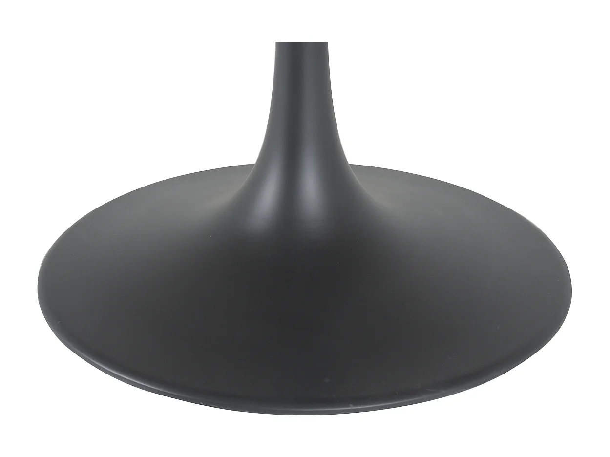 Ovale salontafel van wit marmer - TULIPE