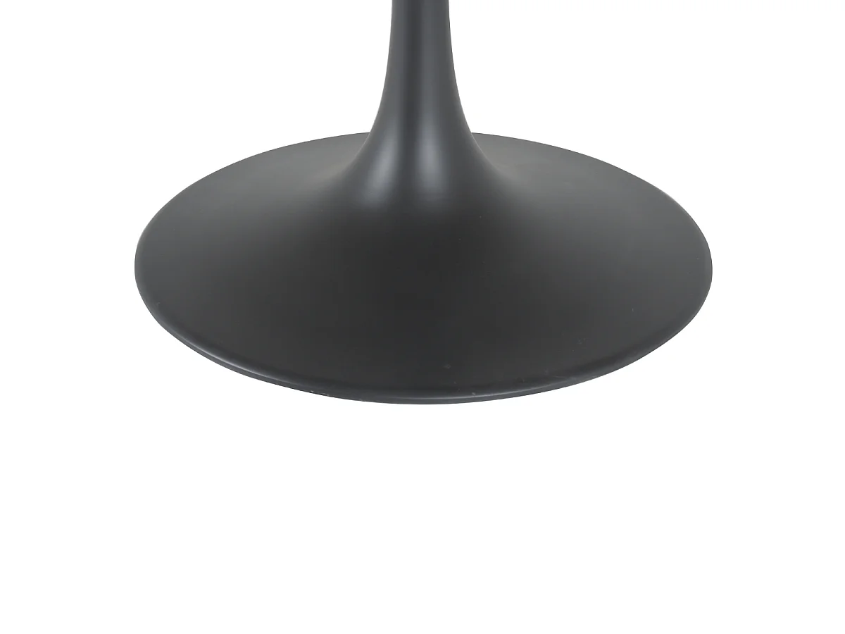 Ovaler Couchtisch aus weißem Marmor - TULIPE