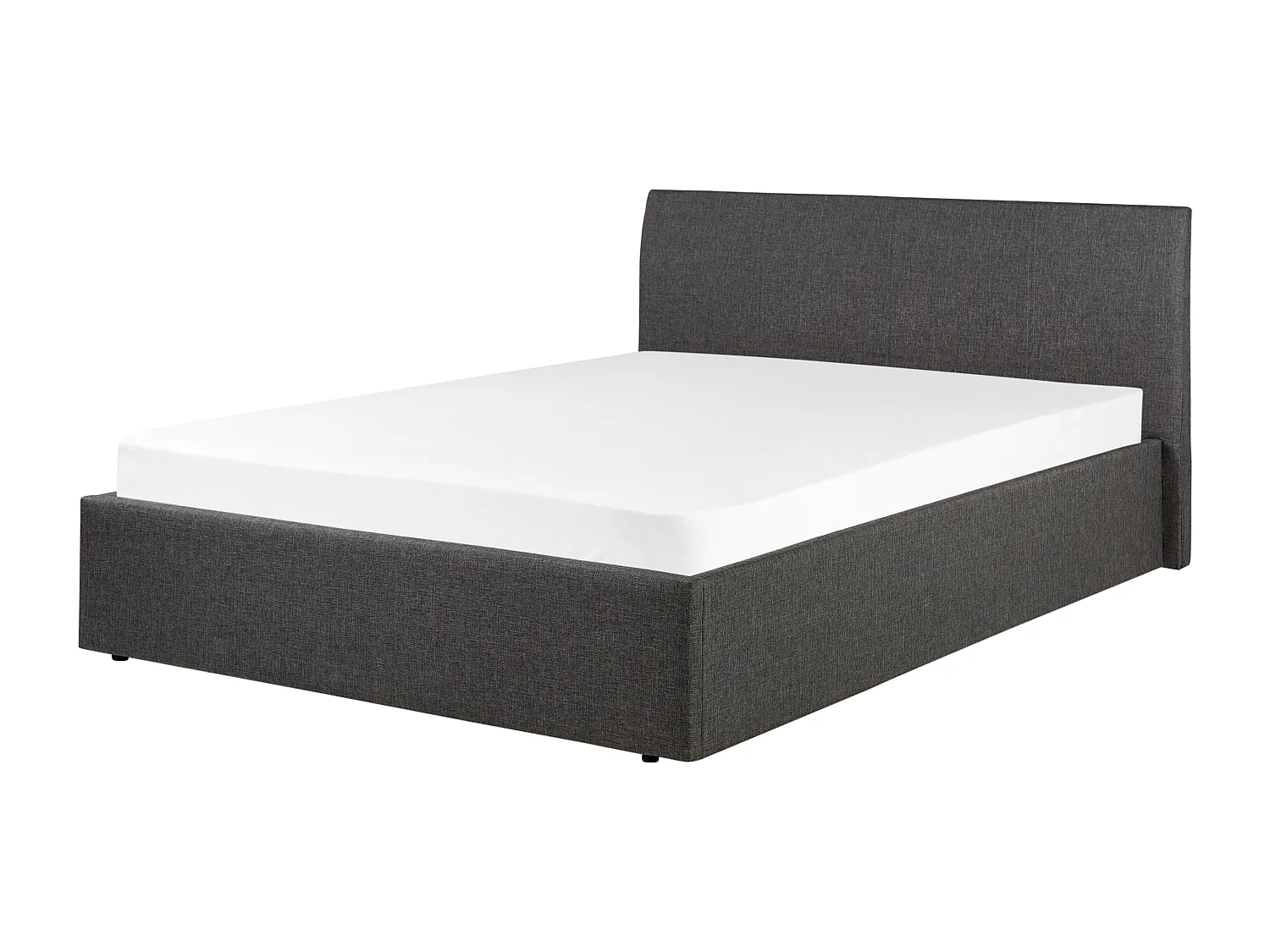 Lit ottoman Tissu ORBEY 140 x 200 cm Gris