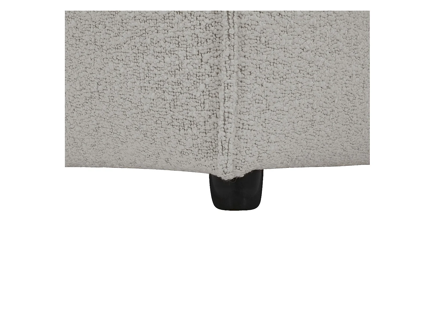 Habitat - Canapé 4 places en tissu bouclette - Beige mélangé - Kuti
