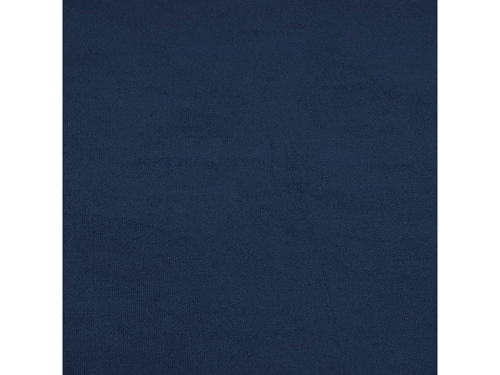 Habitat - Canapé d'angle droit en velours - Bleu marine - Kuti