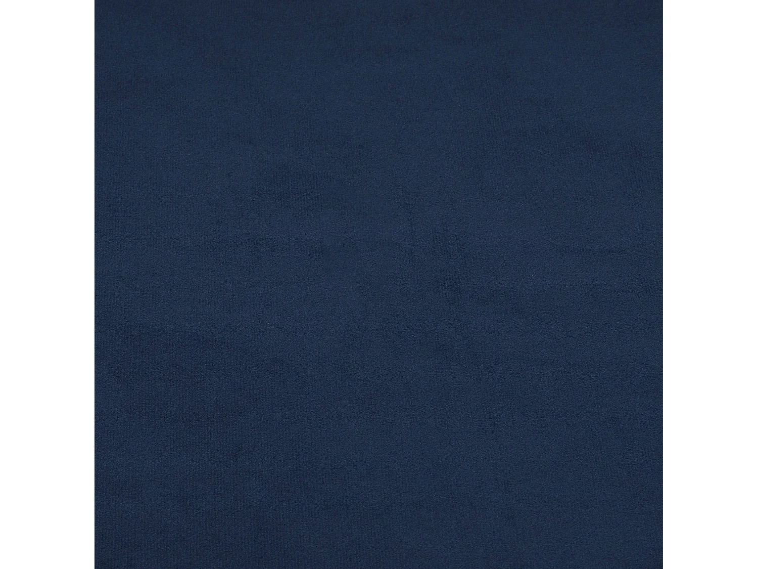 Canapé d'angle gauche en velours - Bleu marine