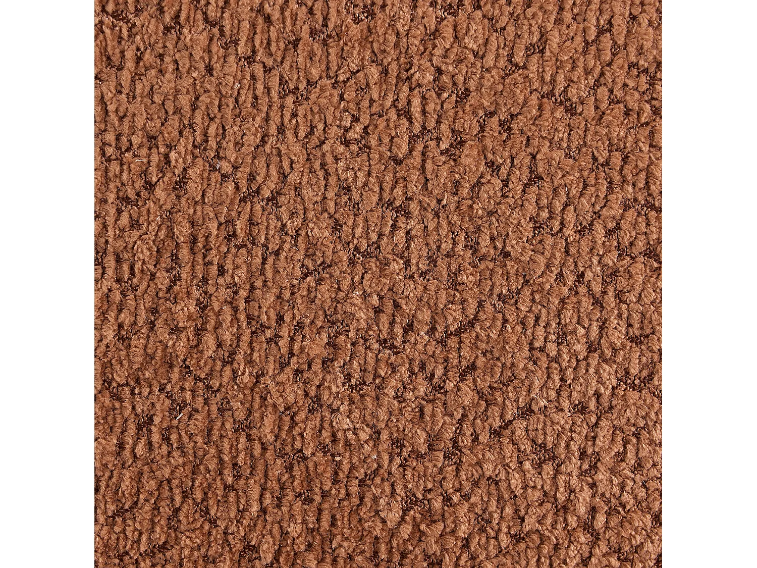 Habitat - Fauteuil en tissu bouclette - Terracotta - Pineto