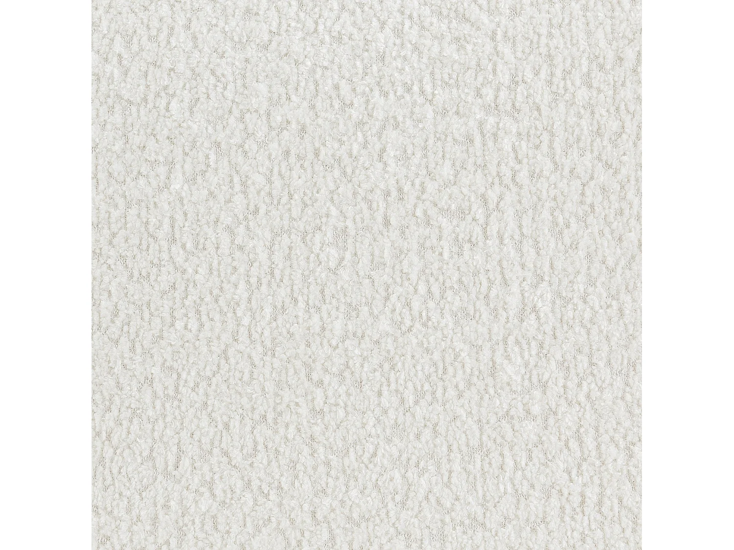 Fauteuil en tissu bouclette - Blanc