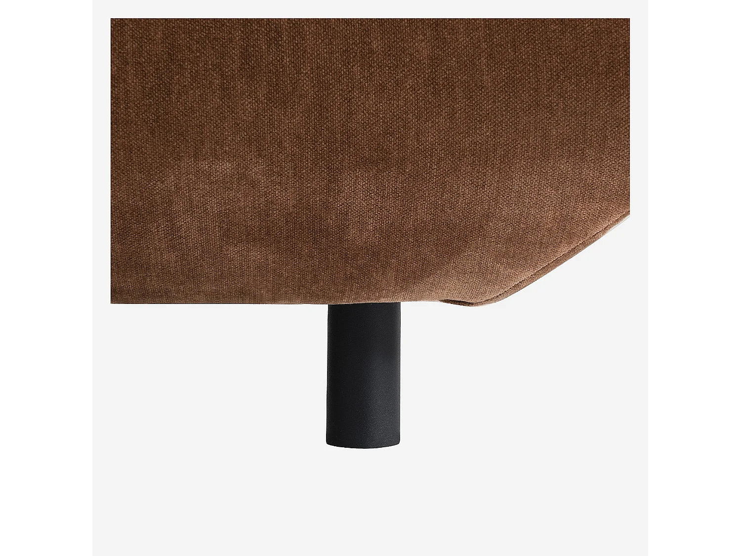 Habitat - Canapé 4 places en tissu - Marron cuivré - Moseri