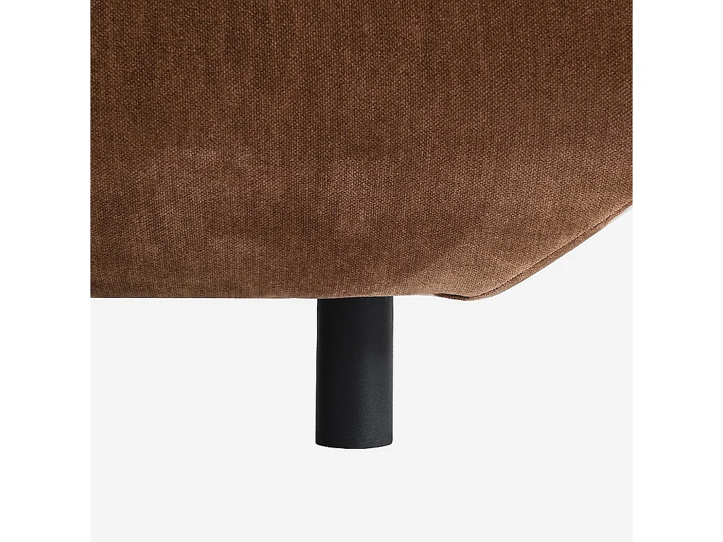 Habitat - Canapé 4 places en tissu - Marron cuivré - Moseri