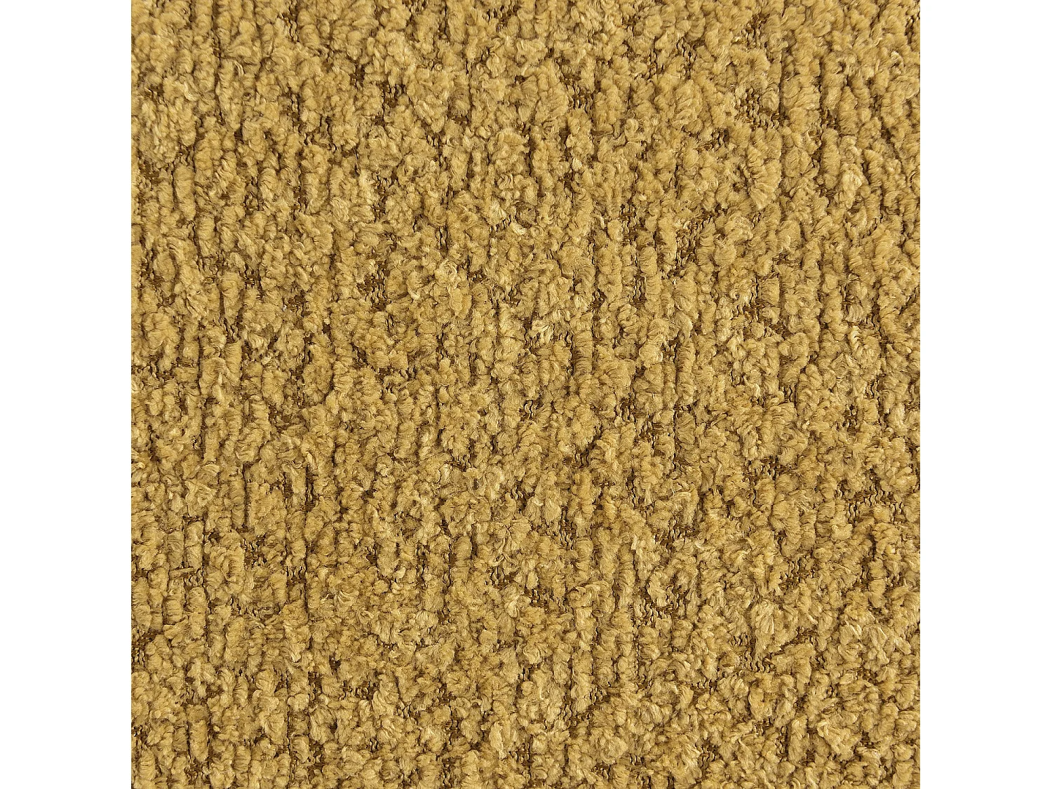 Fauteuil en tissu bouclette - Miel