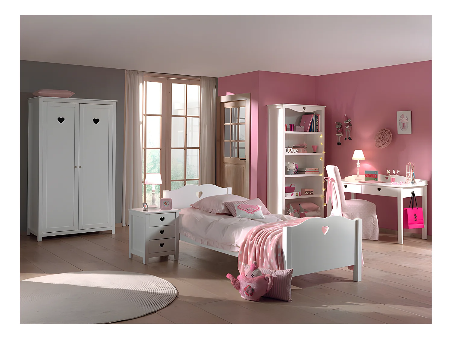 Chambre Complète 6P "Amori" Blanc