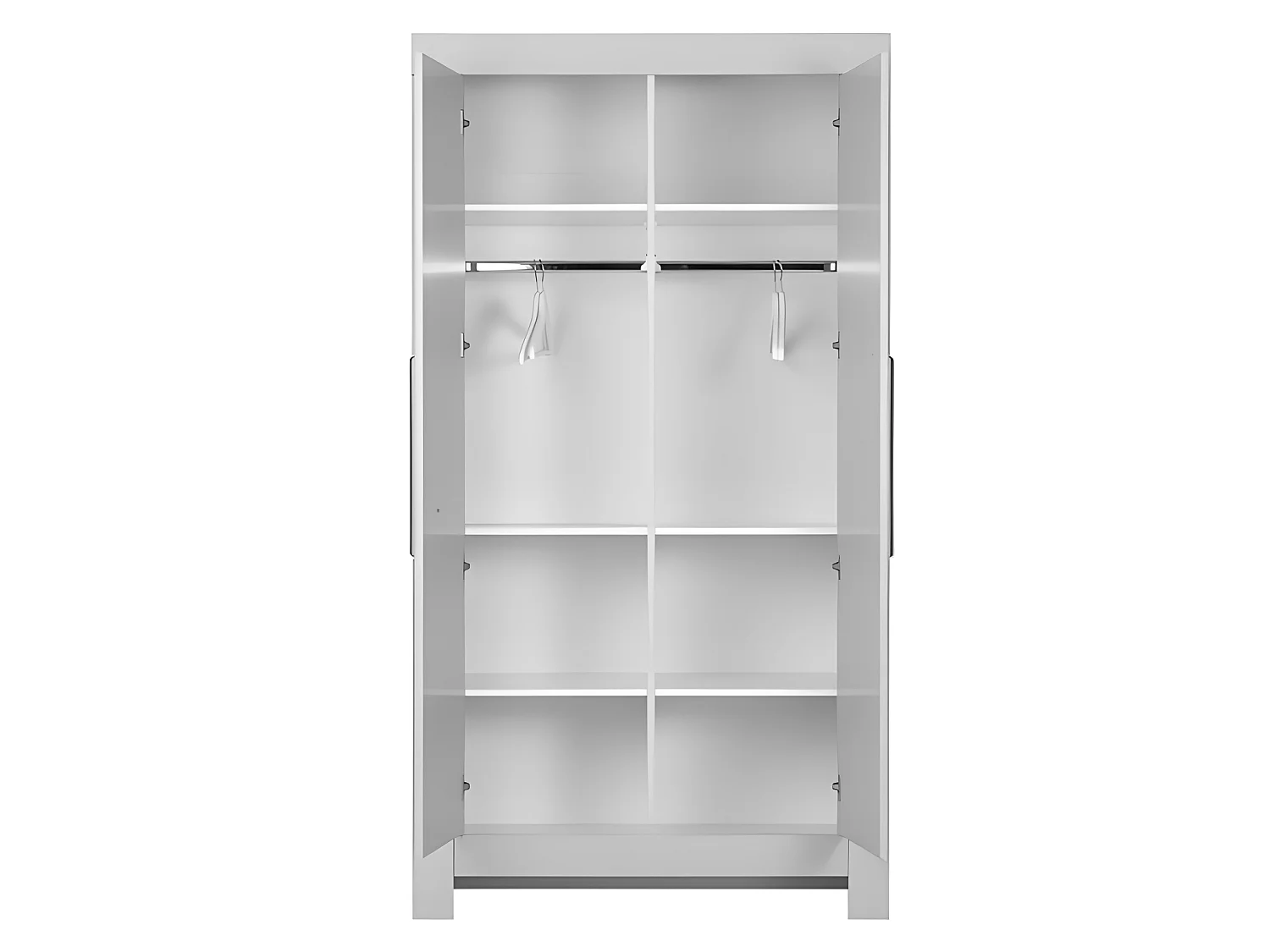 Lit bébé et Armoire Calmo Gris