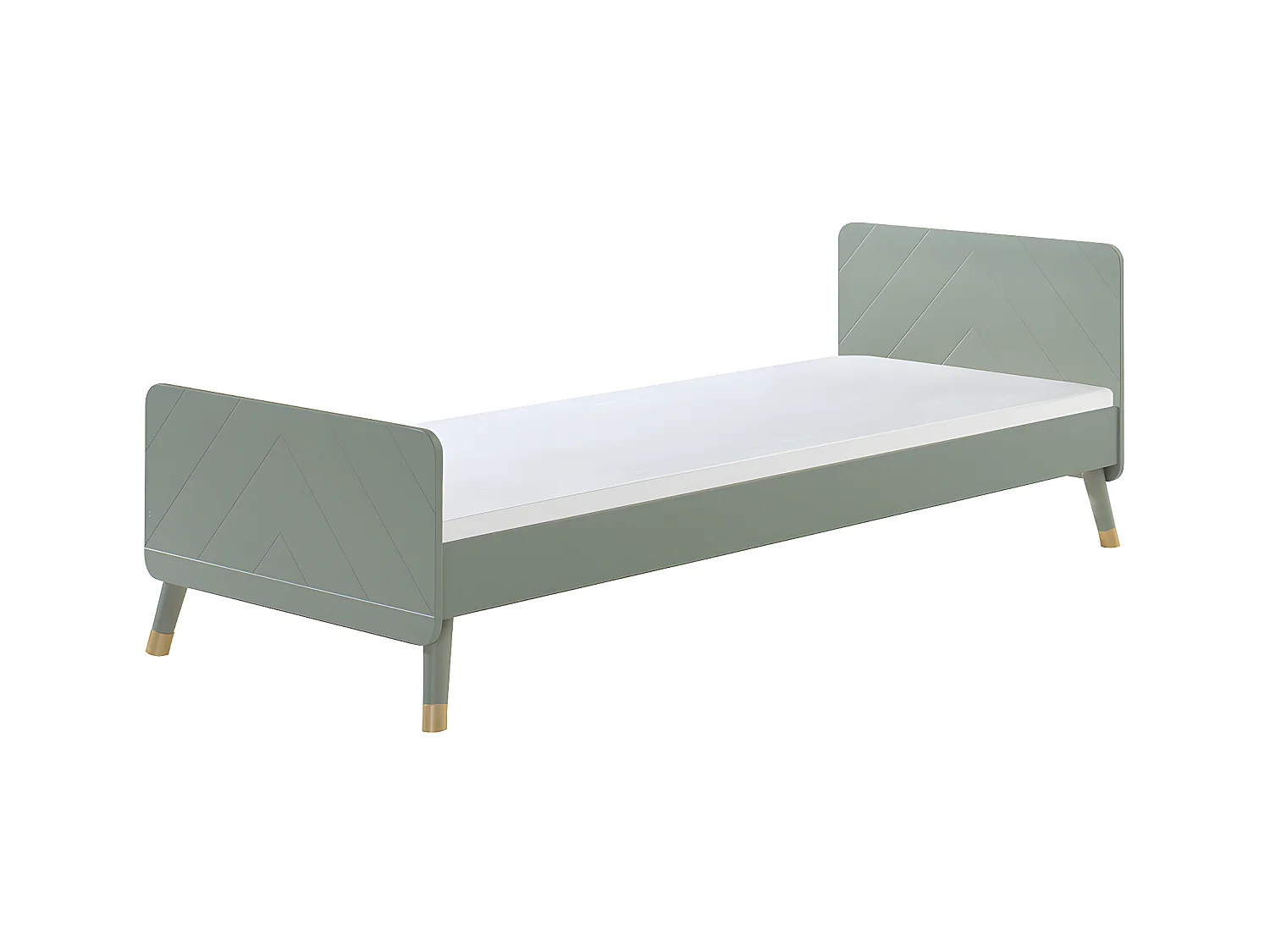 Pack - Lit Enfant & Chevet "Billy" 90x200cm Vert